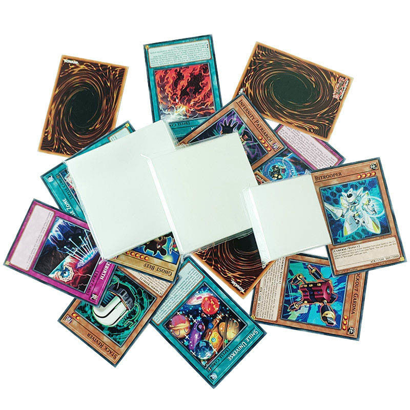 Game Card Protection OEM 82x82mm Square Game Card Protector Sleeves Prevents bent corners