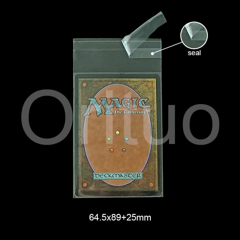Mtg Pokemon Trading Card Sleeve Resealable 64x89mm Precise Fit Inner ...