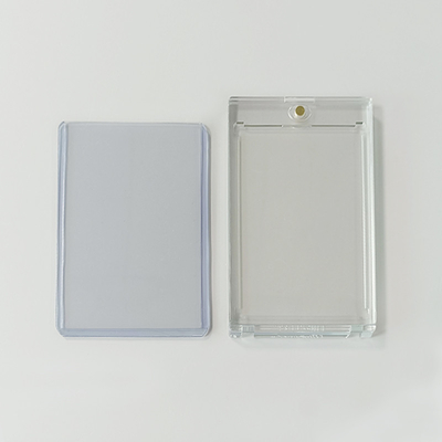 Clear Rigid toploaders UV Protection Magnetic Card Holder 35pt