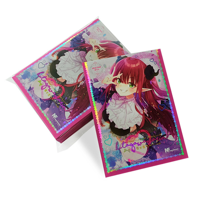 Shining Holographic Card Sleeves PVC Free Deck Protector Sleeves