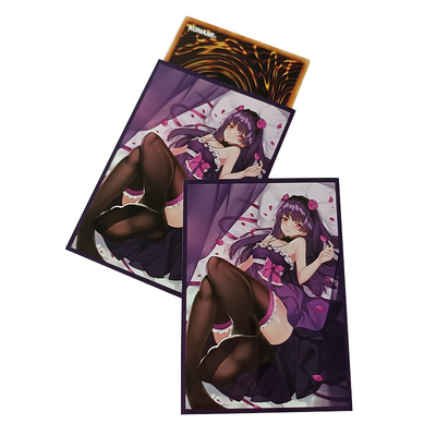 quality Tcg Custom Playing Card Sleeves Protector Deck 62x89mm Small Size factory
