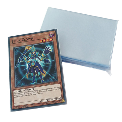 60x87mm Yugioh Inner Sleeves Soft Durable Waterproof Transparent Cards Sleeves