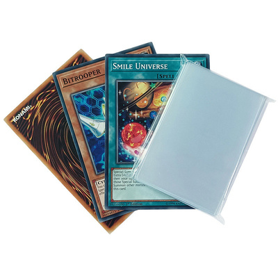 Custom Clear Trading Card Sleeves 44x67mm Mini American Prime Board Game Sleeves