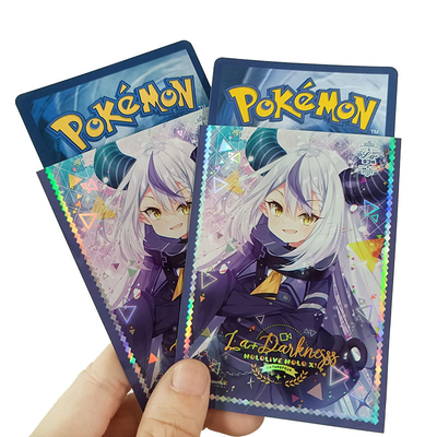 Hologrpahic Printed Card Sleeves For MTG, POKEMON, WS Etc Art Print Trading Card Sleeve