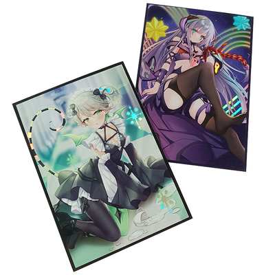 Reusable Printed Custom Art Card Sleeves Plastic Waterproof And Wear-Resistant Card Sleeve