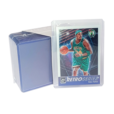 Personalized 35C/layer PVC Sports Card Top Loaders, Custom Packaging Logo Is Available