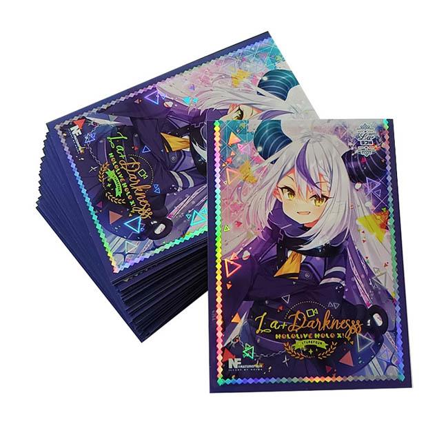 OPP Custom Printed Trading Card Sleeve Holographic Shining 66x91mm ISO