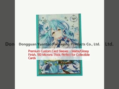 Premium Custom Card Sleeves – Matte/Glossy Finish, 100 Microns Thick, Perfect for Collectible Cards
