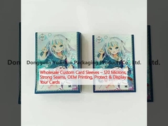 Wholesale Custom Card Sleeves – 120 Microns, Strong Seams, OEM Printing, Protect & Display Your Cards