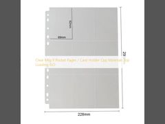 Clear Mtg 9 Pocket Pages /  Card Holder Cpp Materials Top Loading ISO