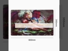 Non Slip Playmat 600x350mm Mtg Game Mats Smooth Fabric Material